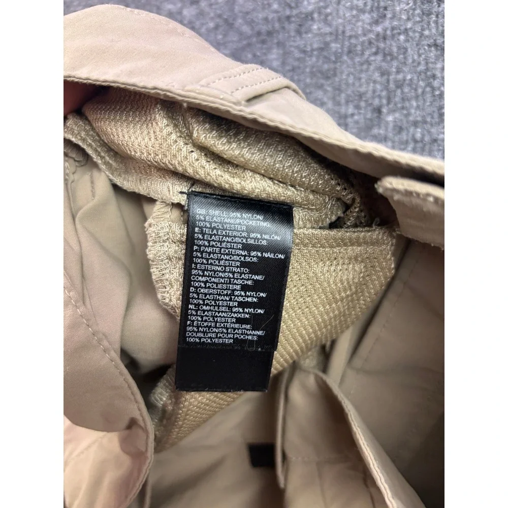 The North Face Pants Mens 34 Tan Khaki Nylon Stretch Hiking Outdoor Regular